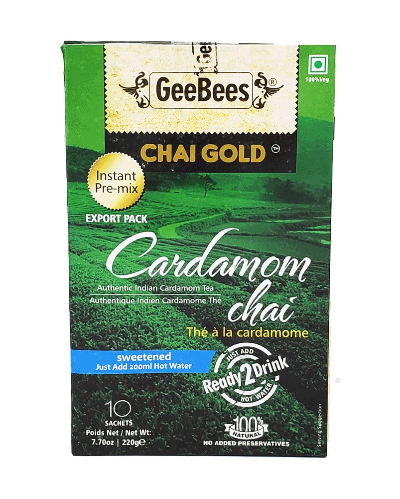 Chai - Gold Cardamom Sweetened 260g