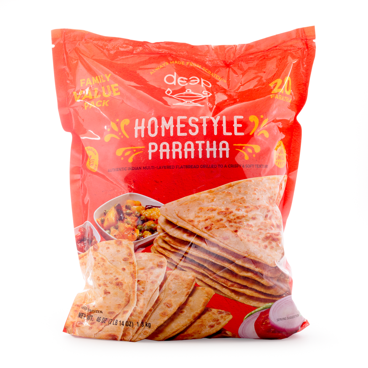 Deep Frozen - Home Style Paratha Family Pack 20pcs