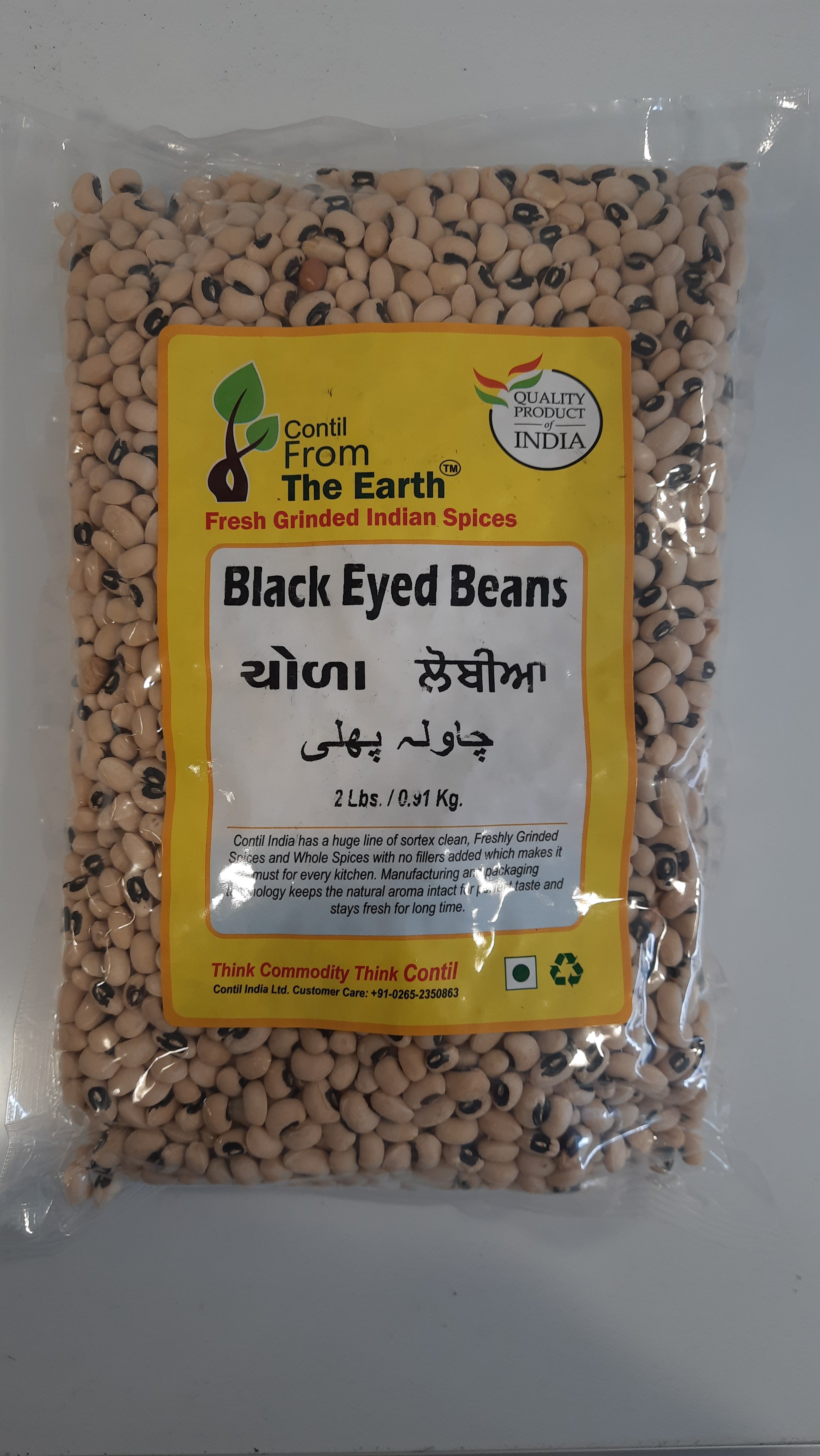 From the Earth - Black Eyed Beans 2lb