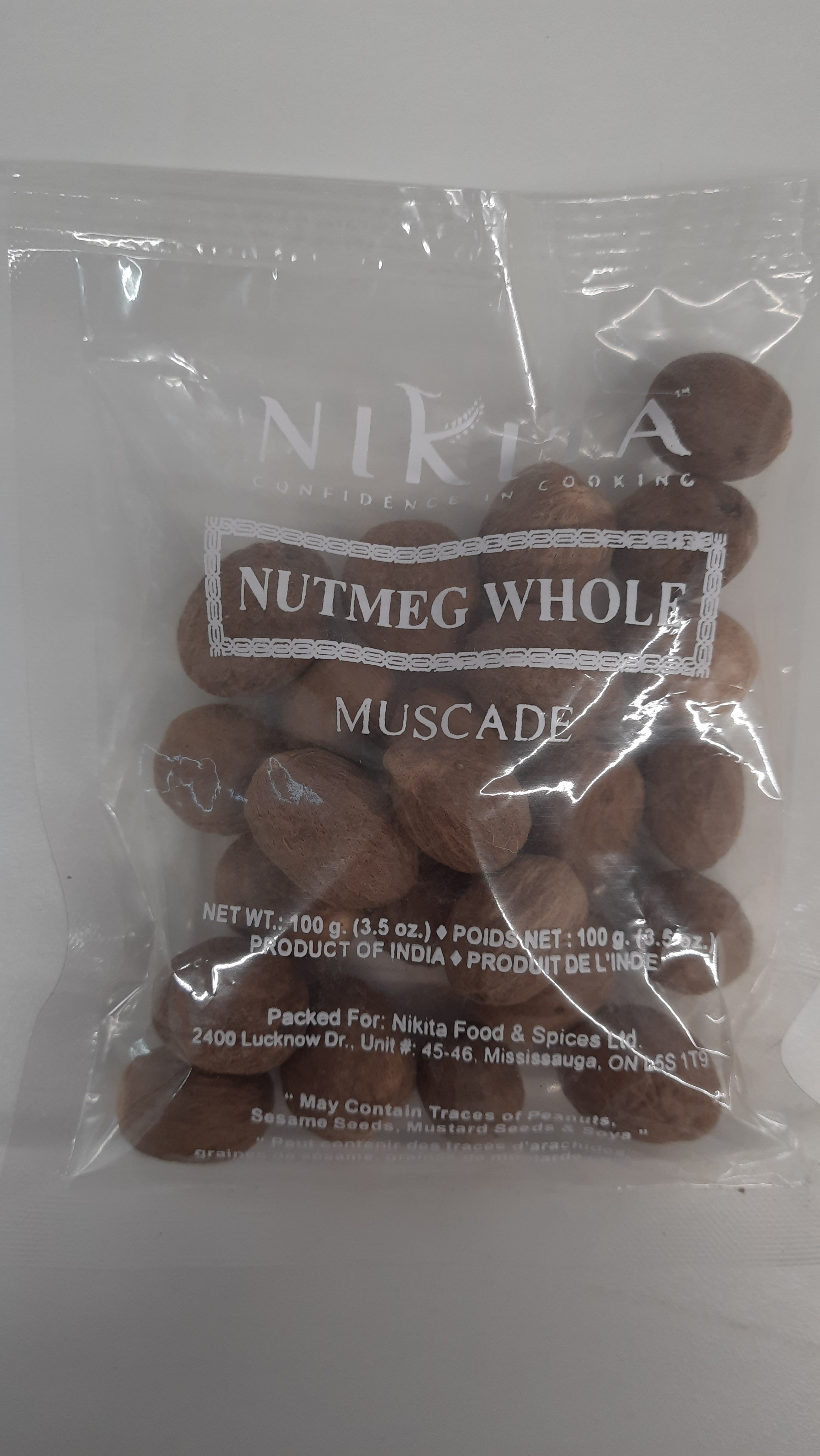 Nikita - Nutmeg Whole 100g