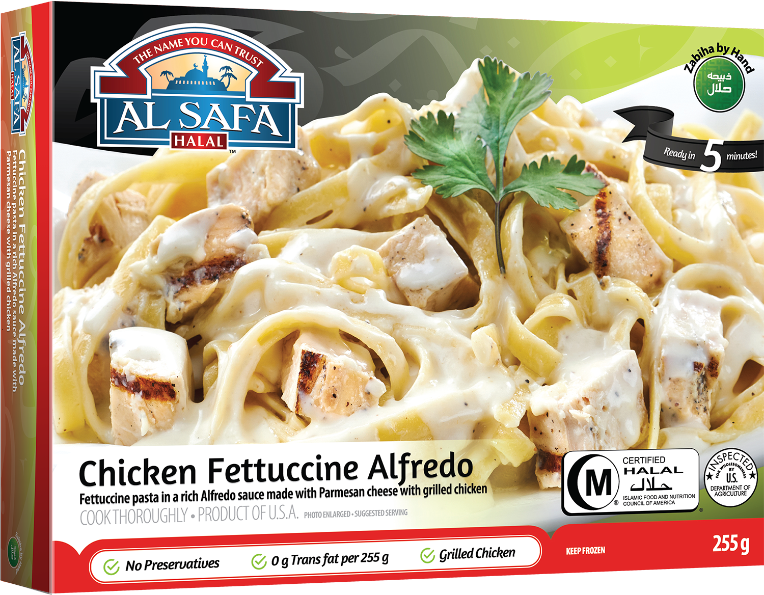 Alsafa Frozen - Chicken Fettucine 255g