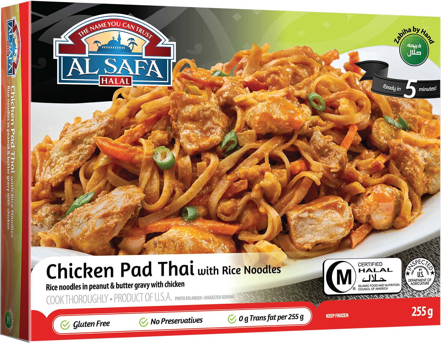 Alsafa Frozen - Chicken Pad Thai 255g