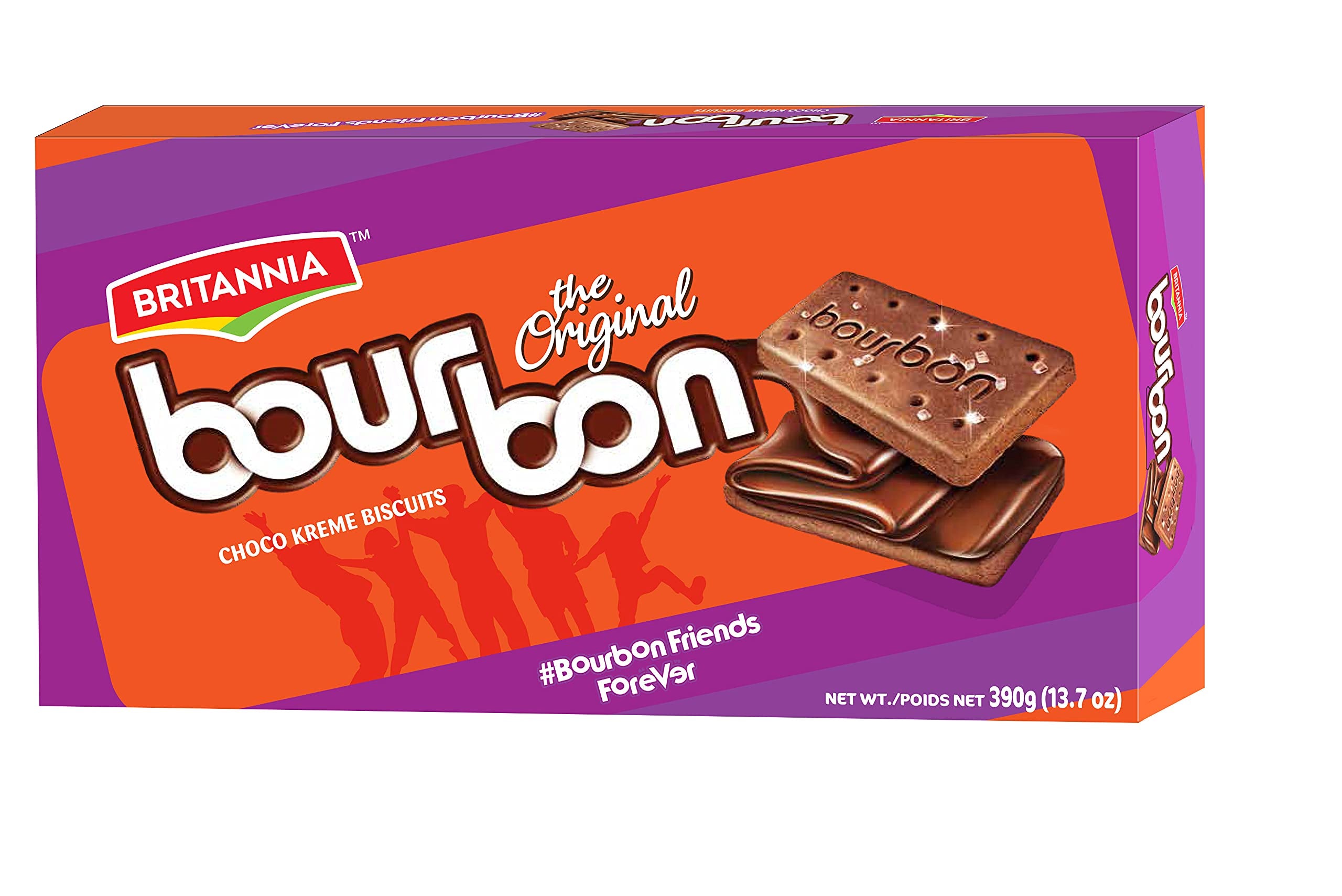 Britannia - Bourbon Cream Treat Biscuits 390g