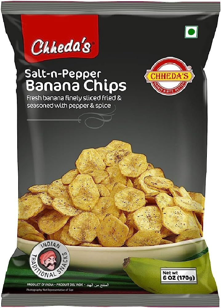 Chheda's - Banana Chips Salt-n-Pepper 150g