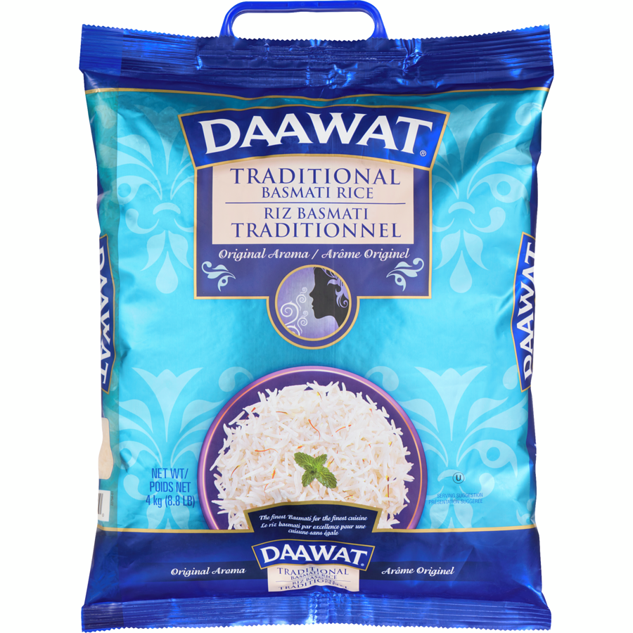 Daawat - Traditional Basmati Rice 4kg