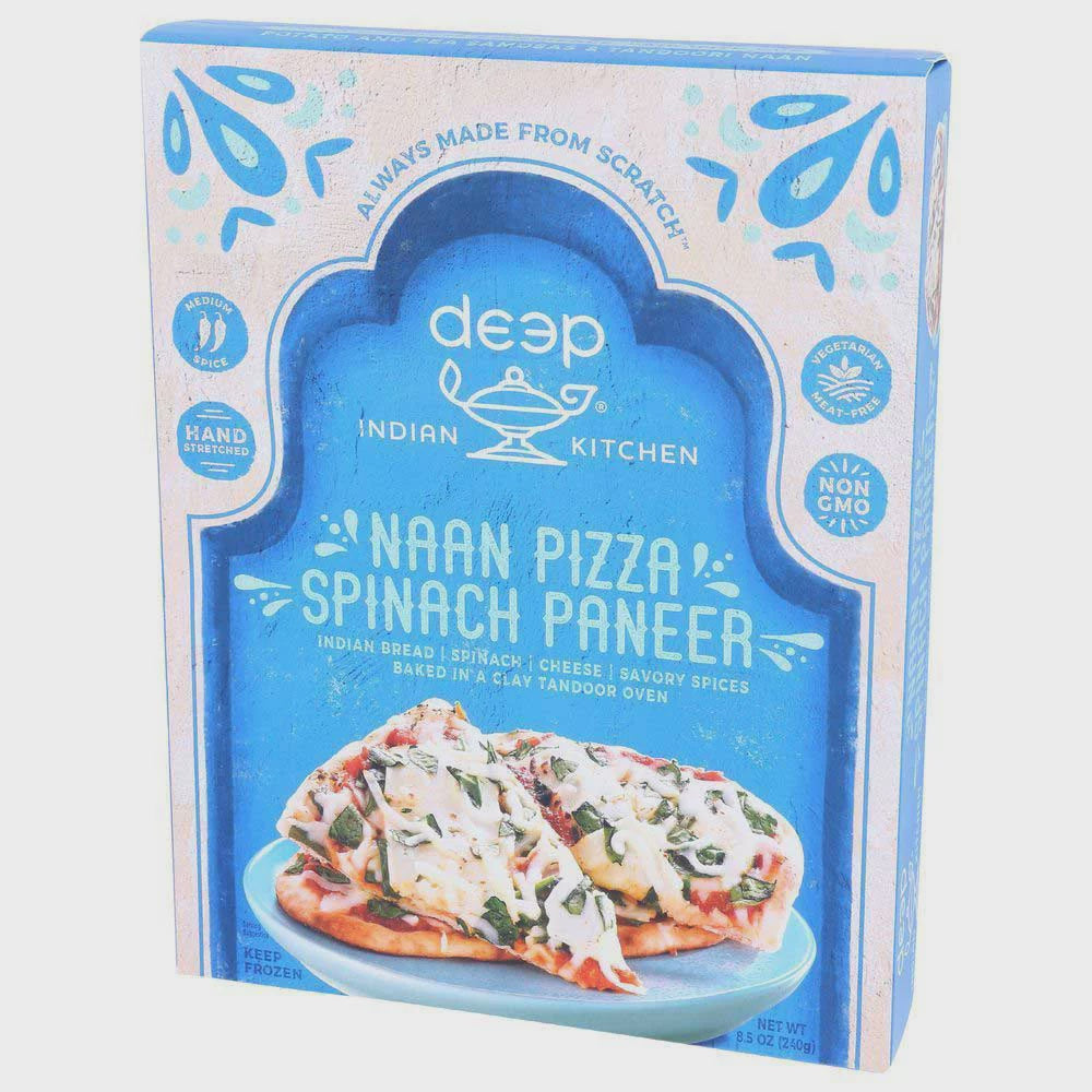 Deep Frozen - Spinach Paneer Naan Pizza 8.5oz