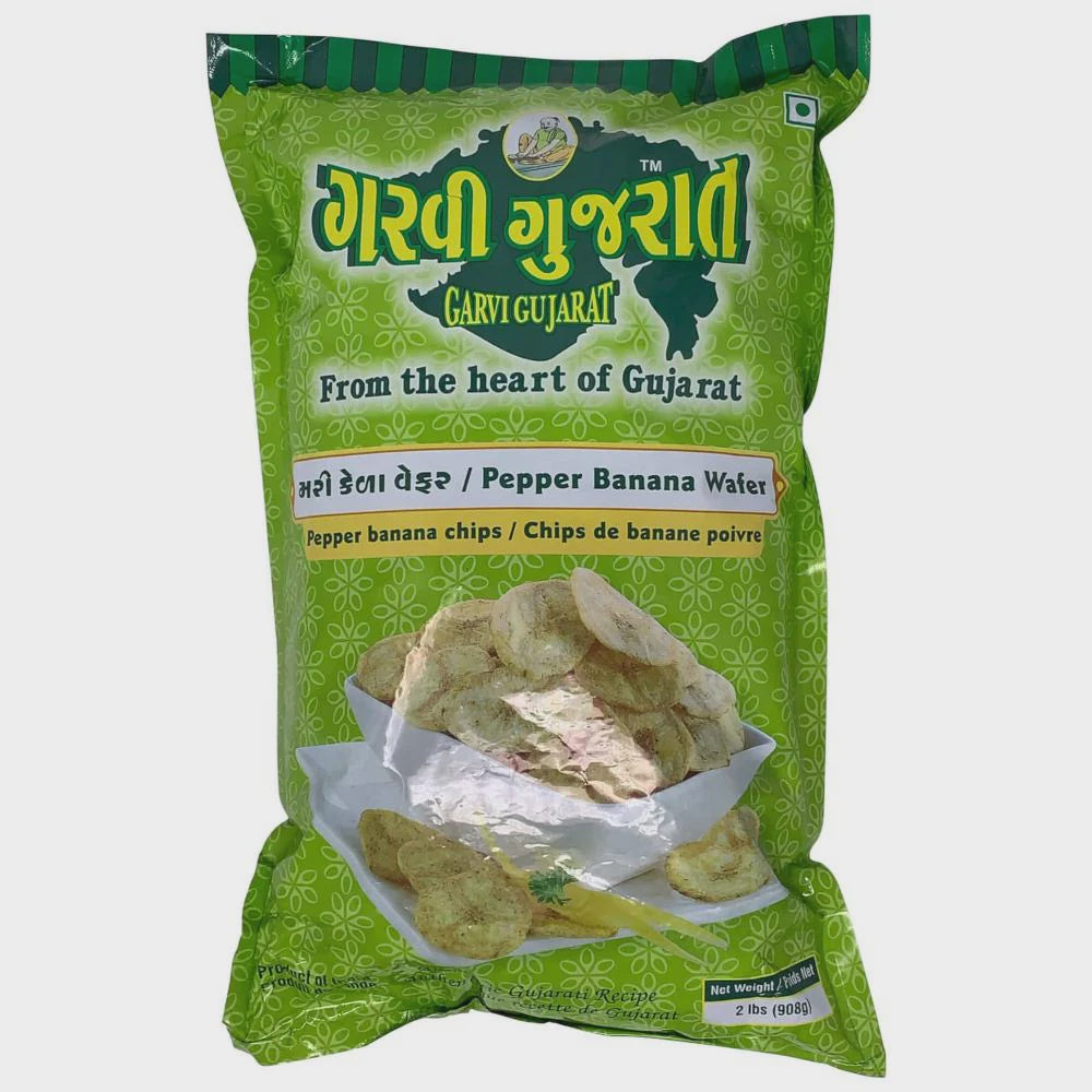 Garvi Gujarat - Pepper Banana Chips 2lb