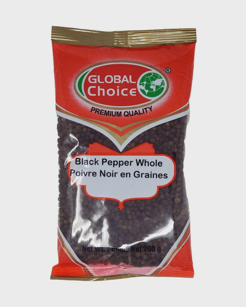 Global Choice - Black Pepper Whole 200g
