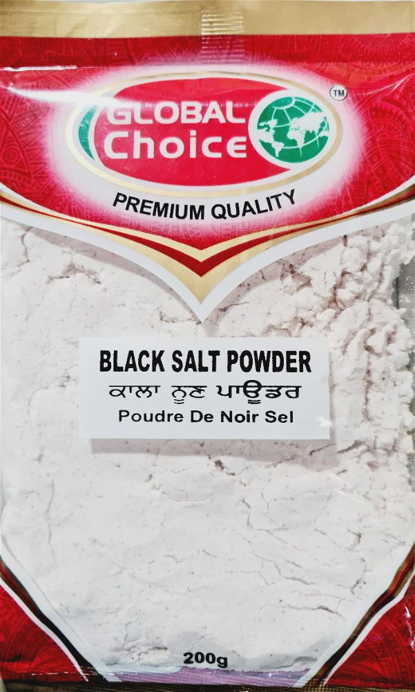 Global Choice - Black Salt Powder 200g