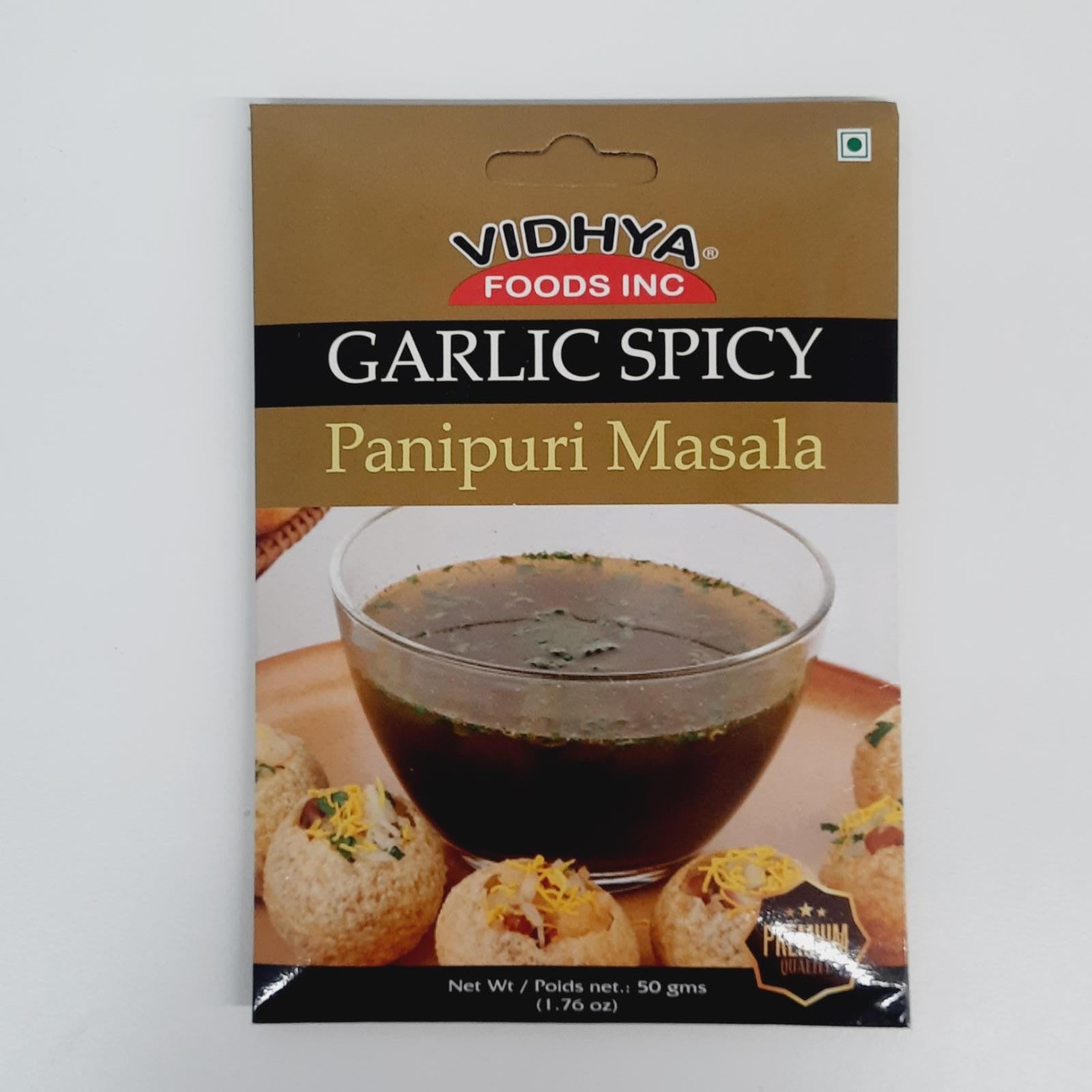 Vidhya - Garlic Spicy Pani Puri Masala 50g