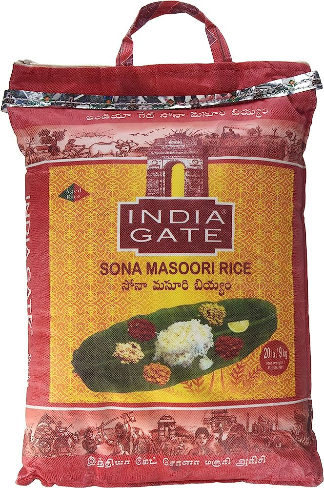 India Gate - Sona Masoori 20lb