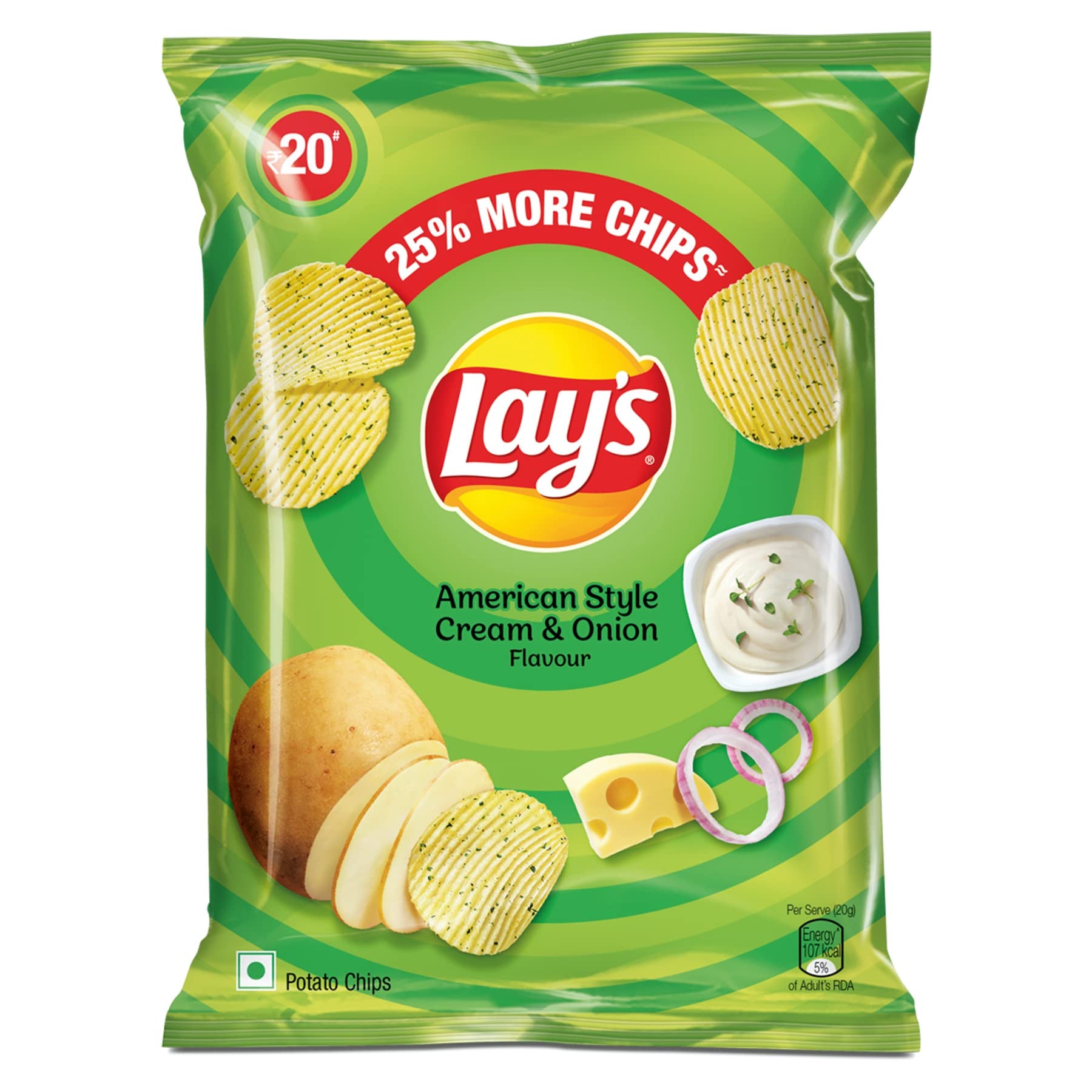 Lay's - Cream & Onion 50g