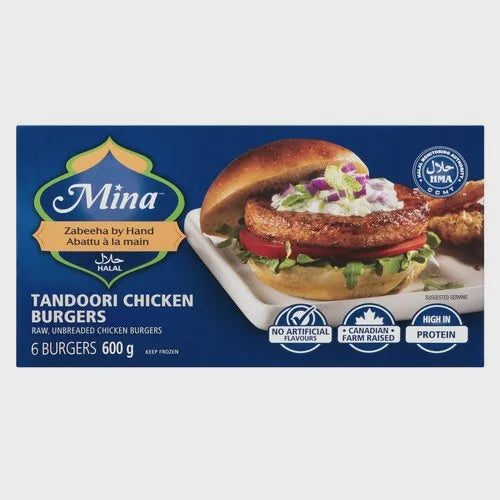 Mina - Tandoori Chicken Burger 600g