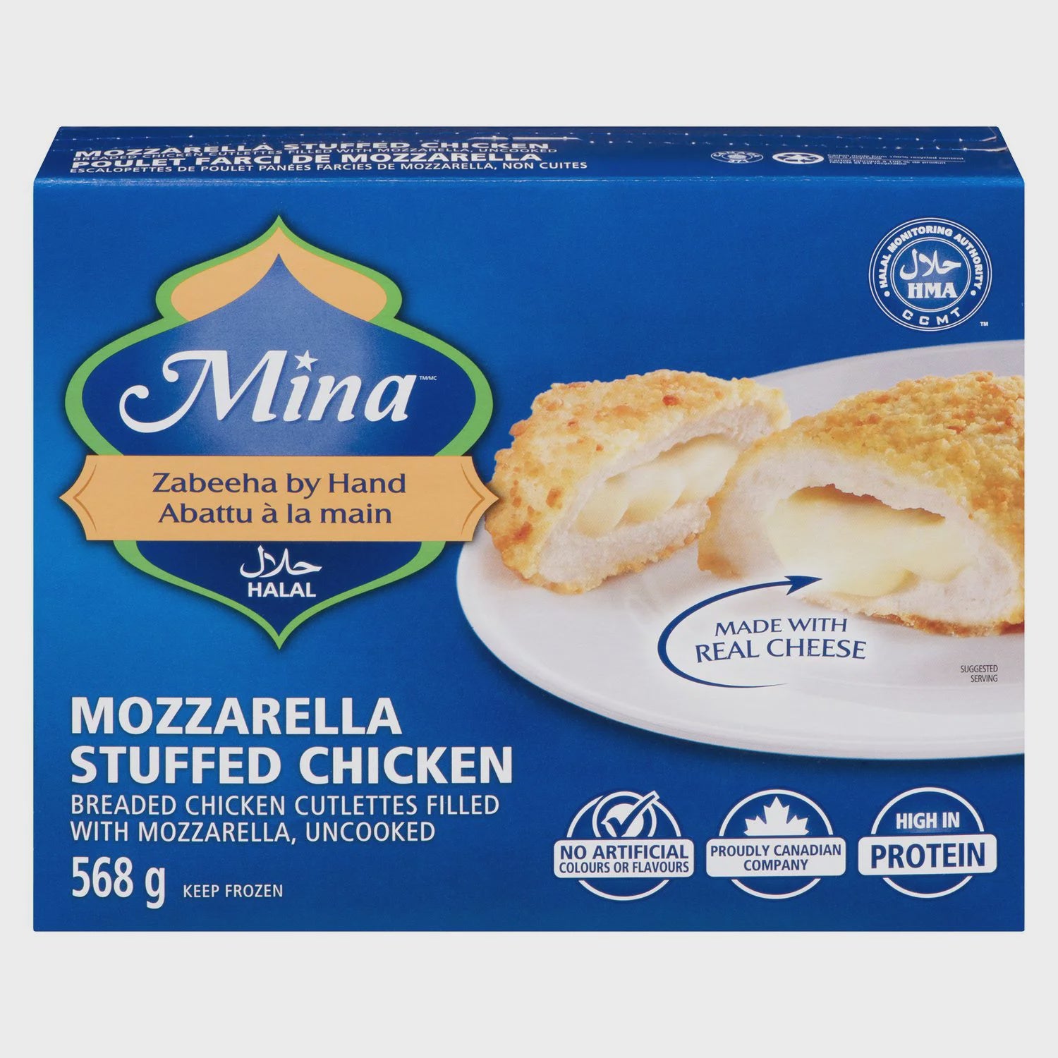 Mina Frozen - Mozzarella Stuffed Chicken 568g