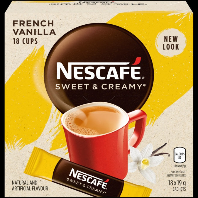 Nescafe - Sweet & Creamy French Vanilla 18X18g'