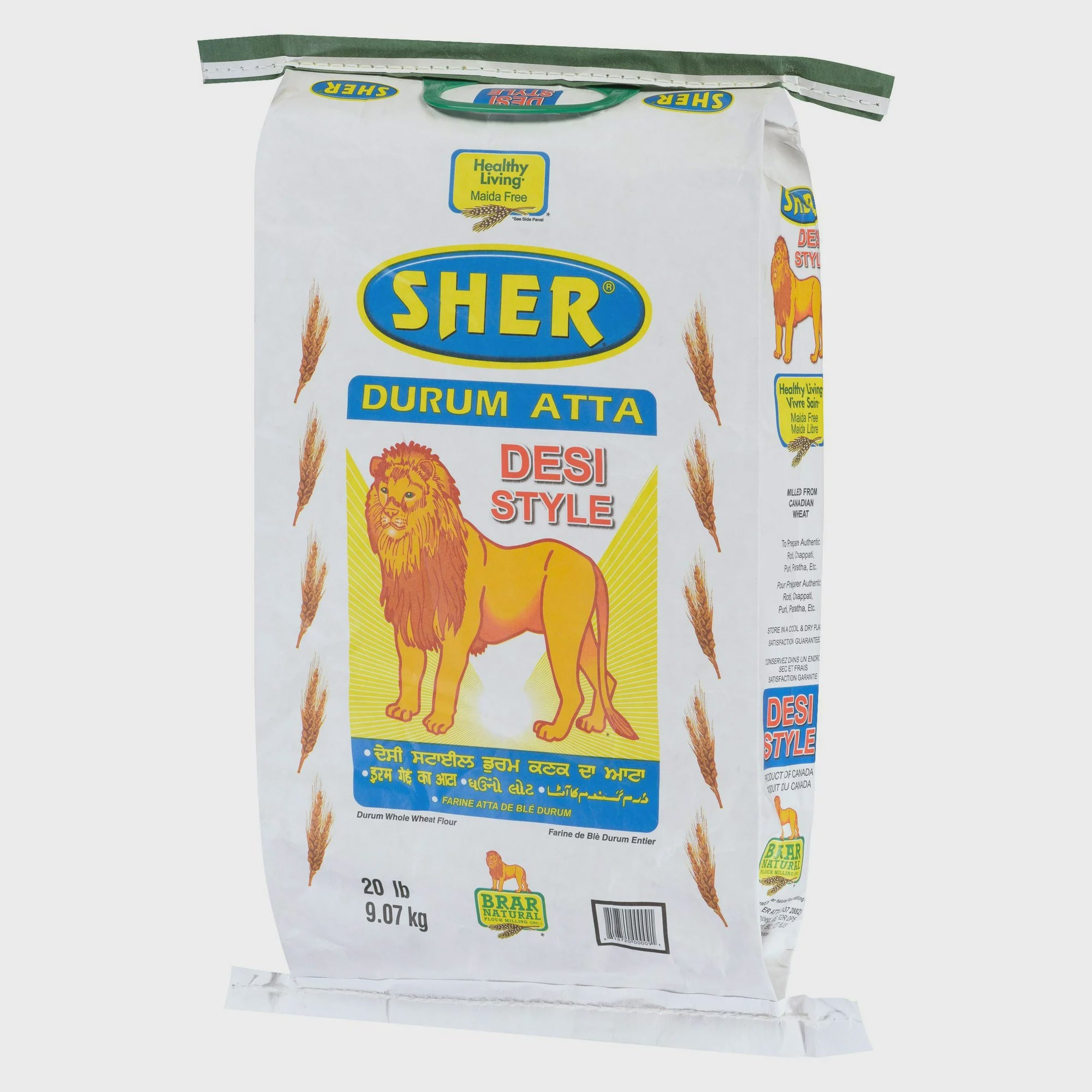 Sher - Desi Style Atta 20lb