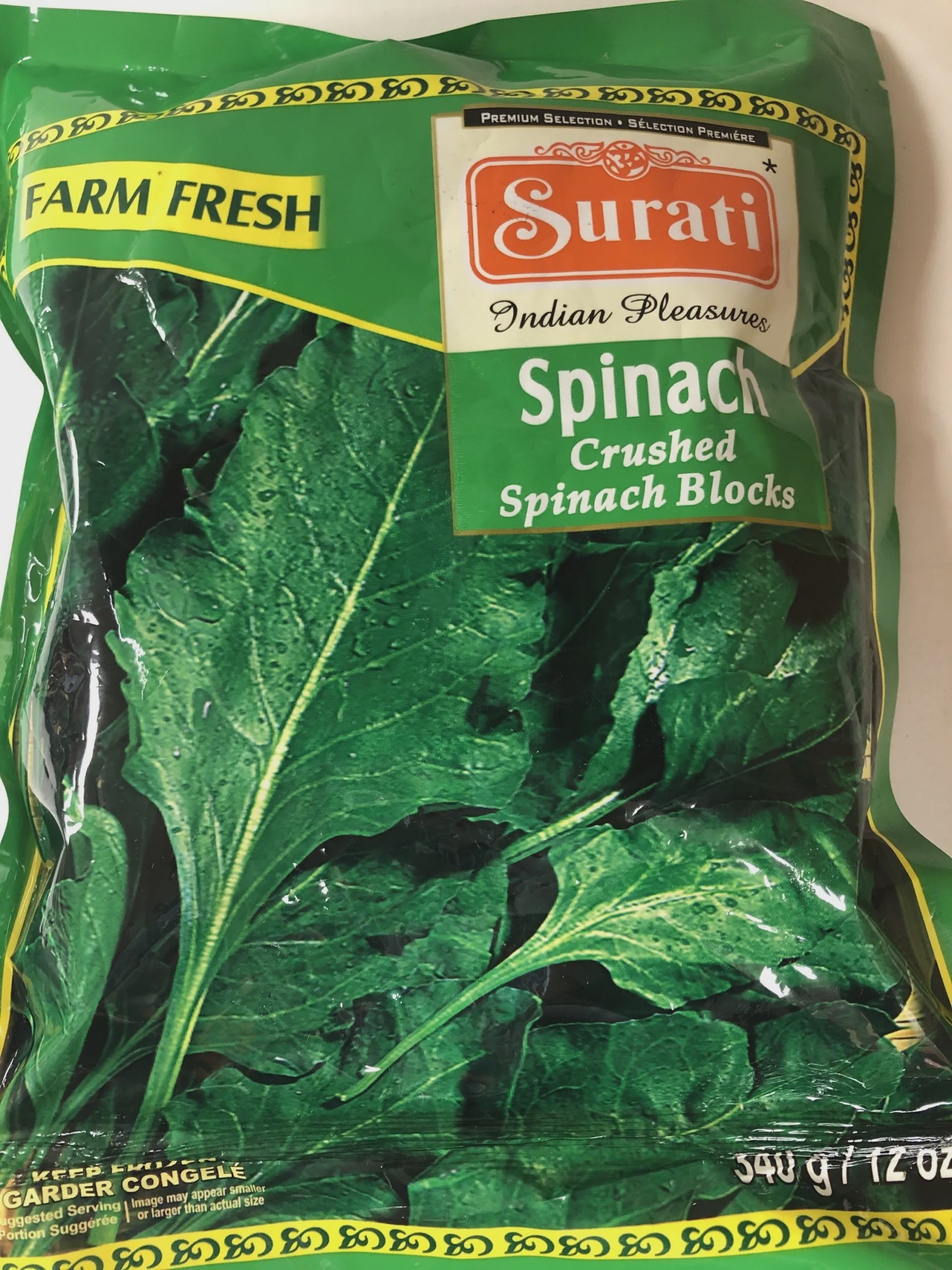 Surati Frozen - Spinach 340g