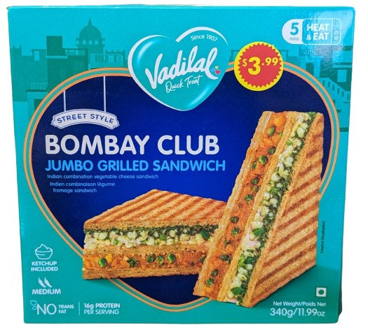 Vadilal Frozen - Bombay Club Sandwich 370g