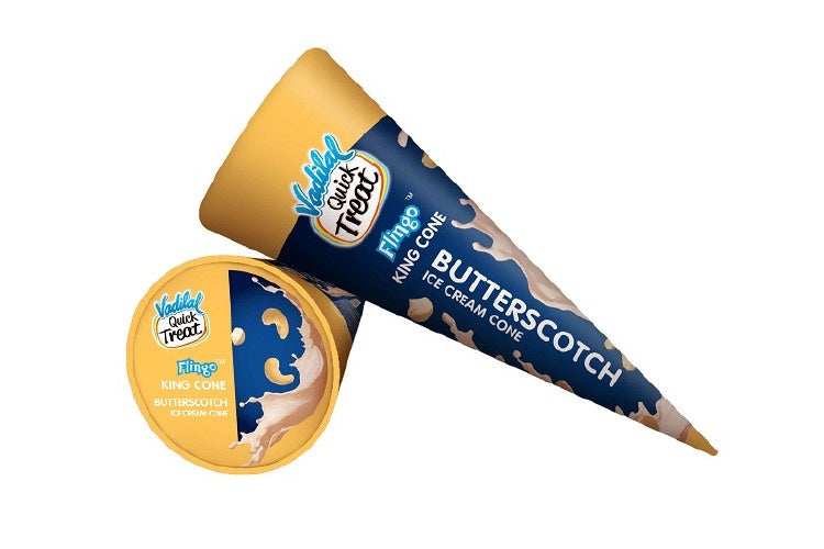 Vadilal Frozen - Butterscotch Cone 110ml
