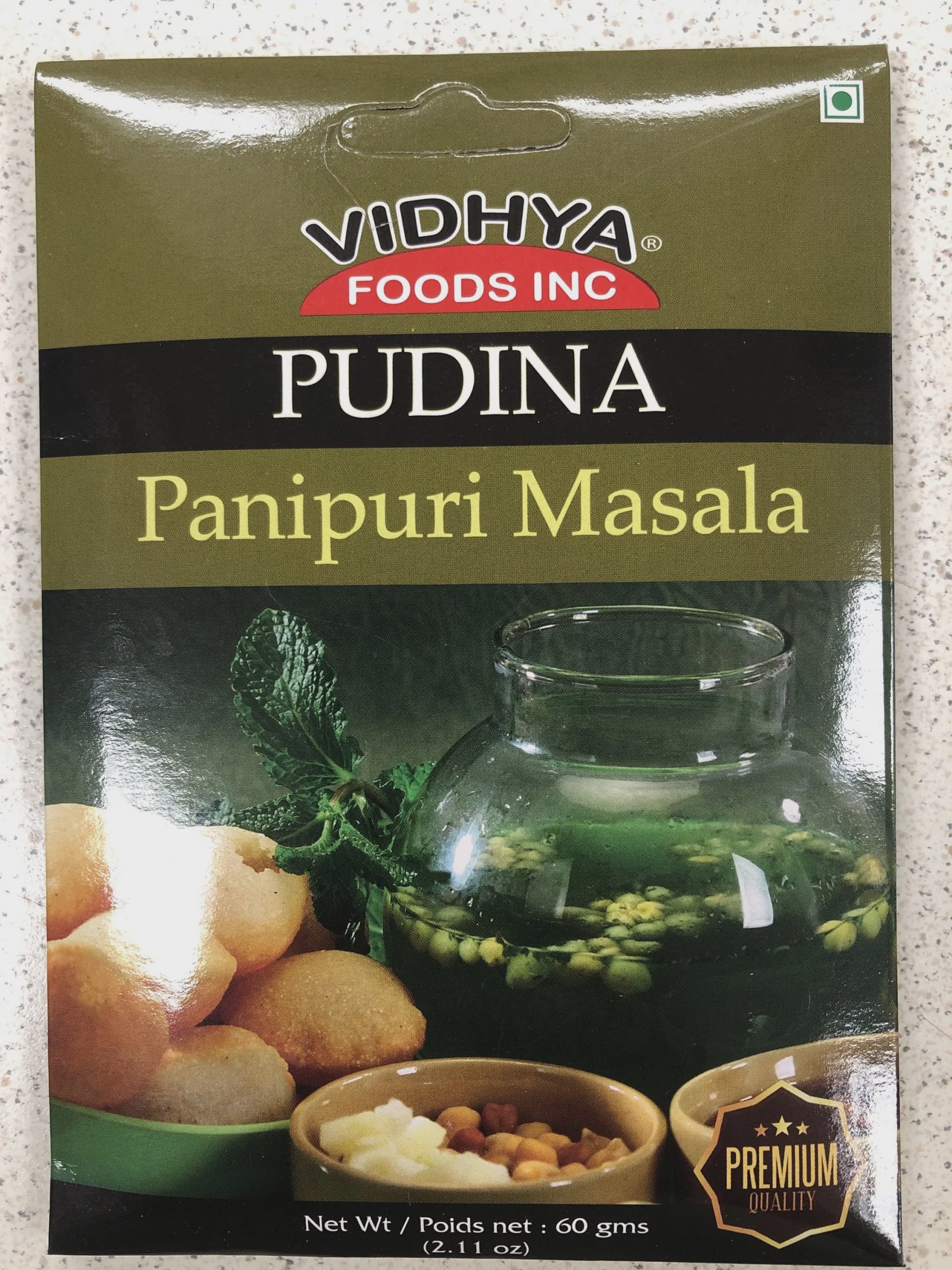 Vidhya - Pudina Pani Puri Masala 60g