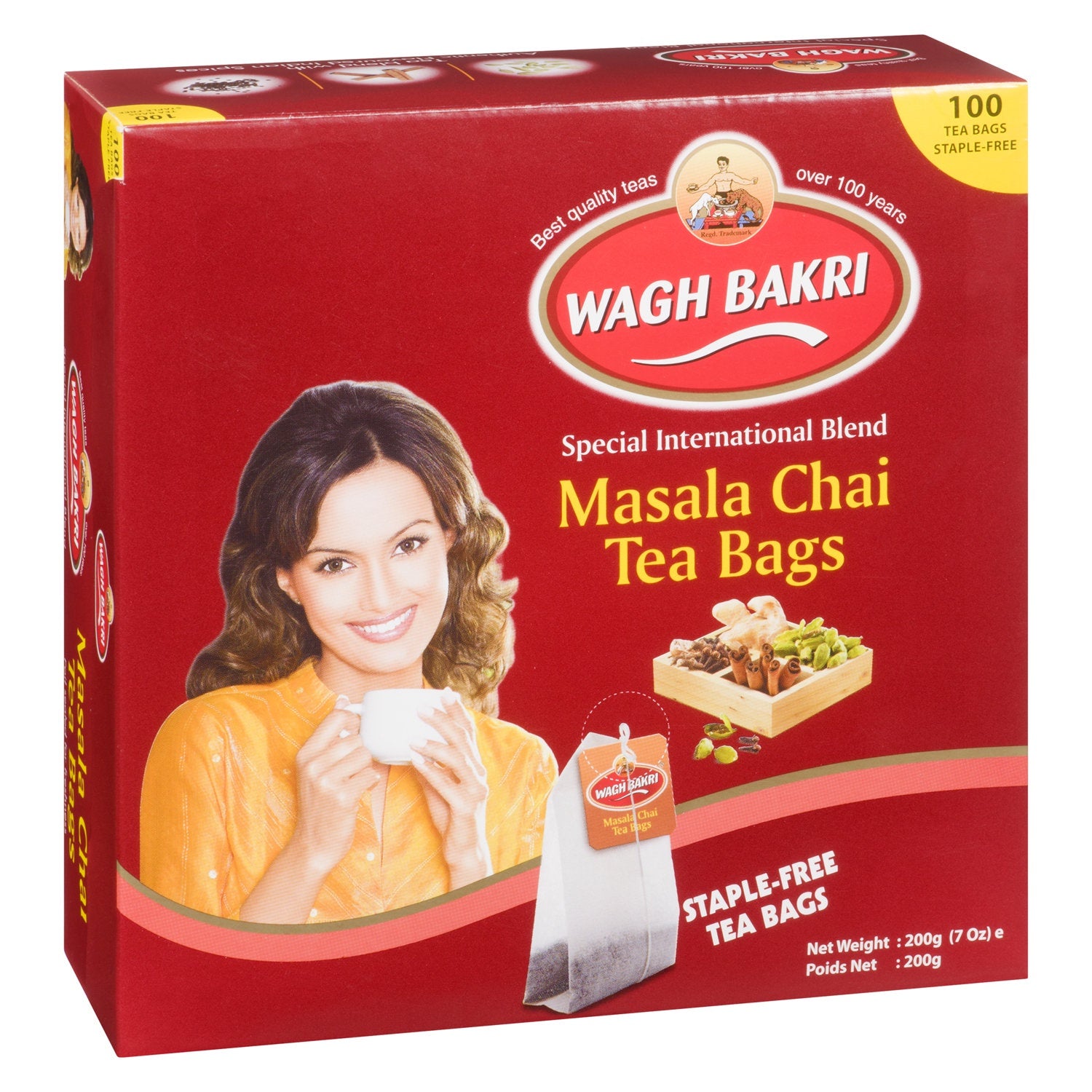 Wagh Bakri - Masala Chai Tea Bags 200g