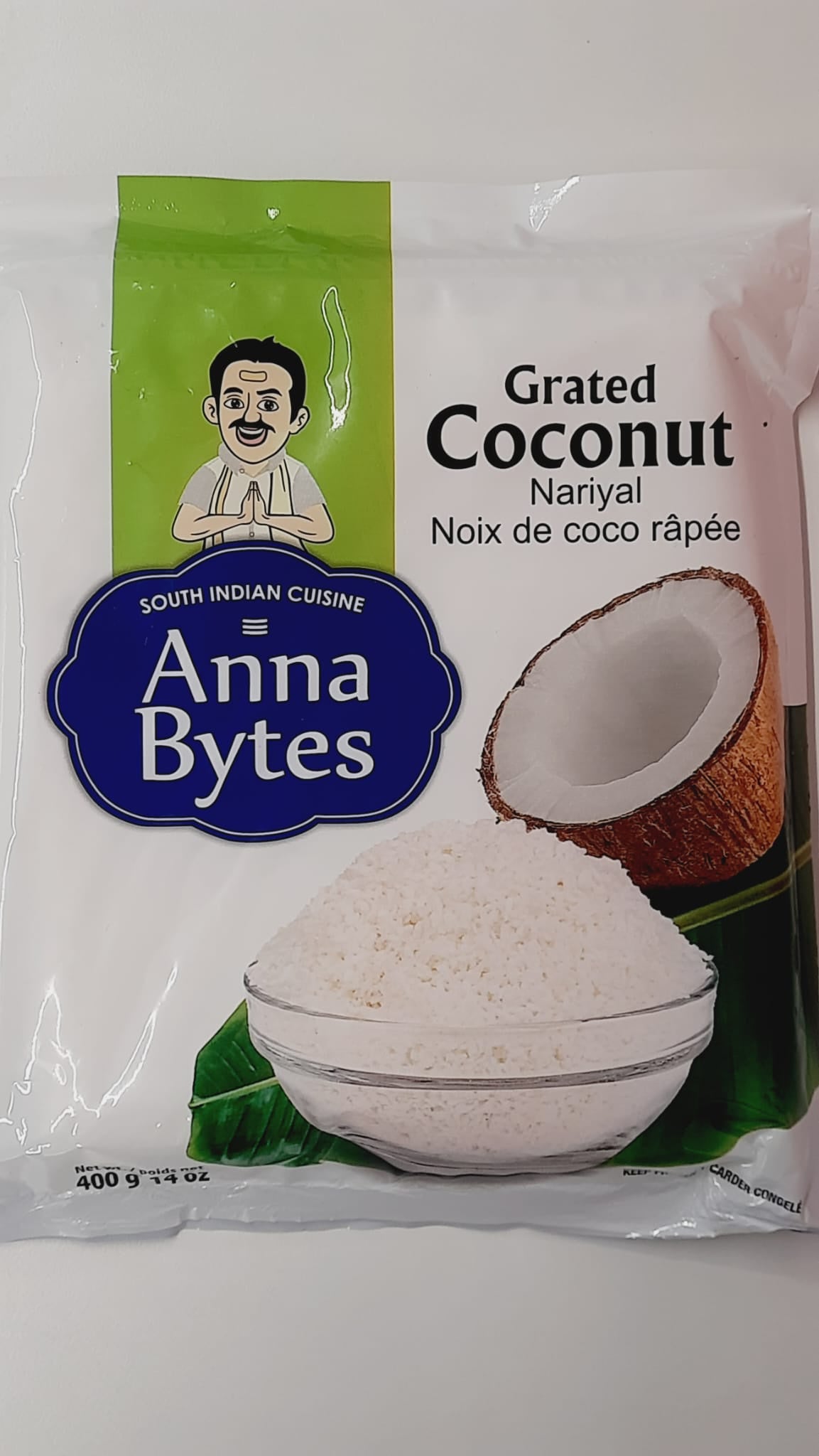 Anna Bytes Frozen - Grated Coconut 400g